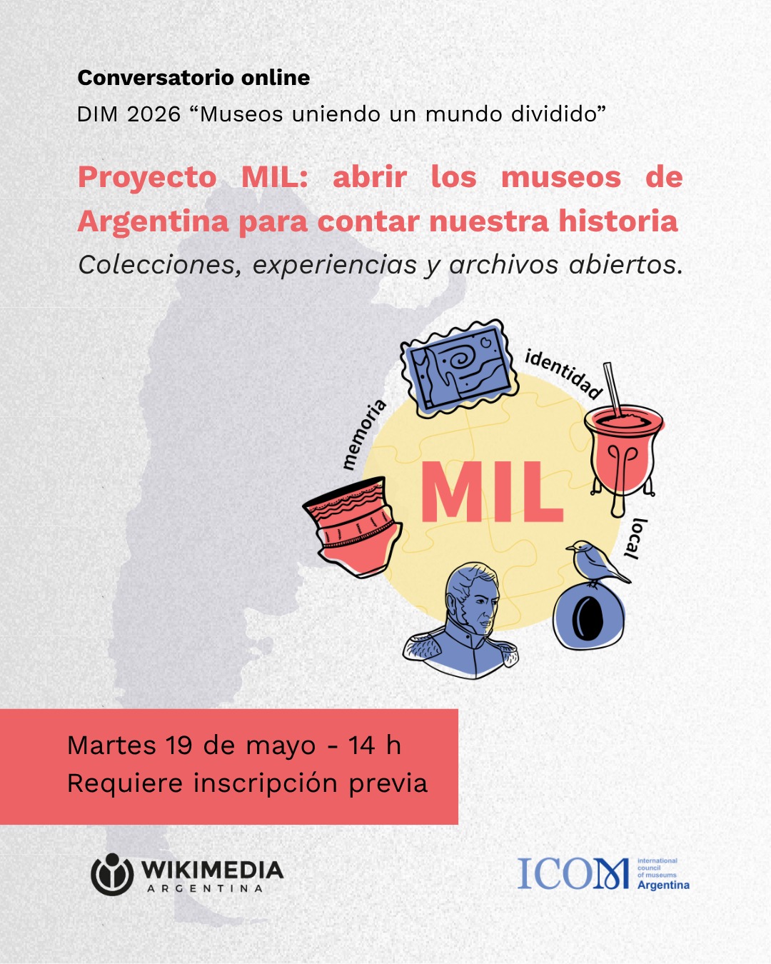 Conversatorio online : Proyecto MIL: abrir los museos de Argentina para contar nuestra historia