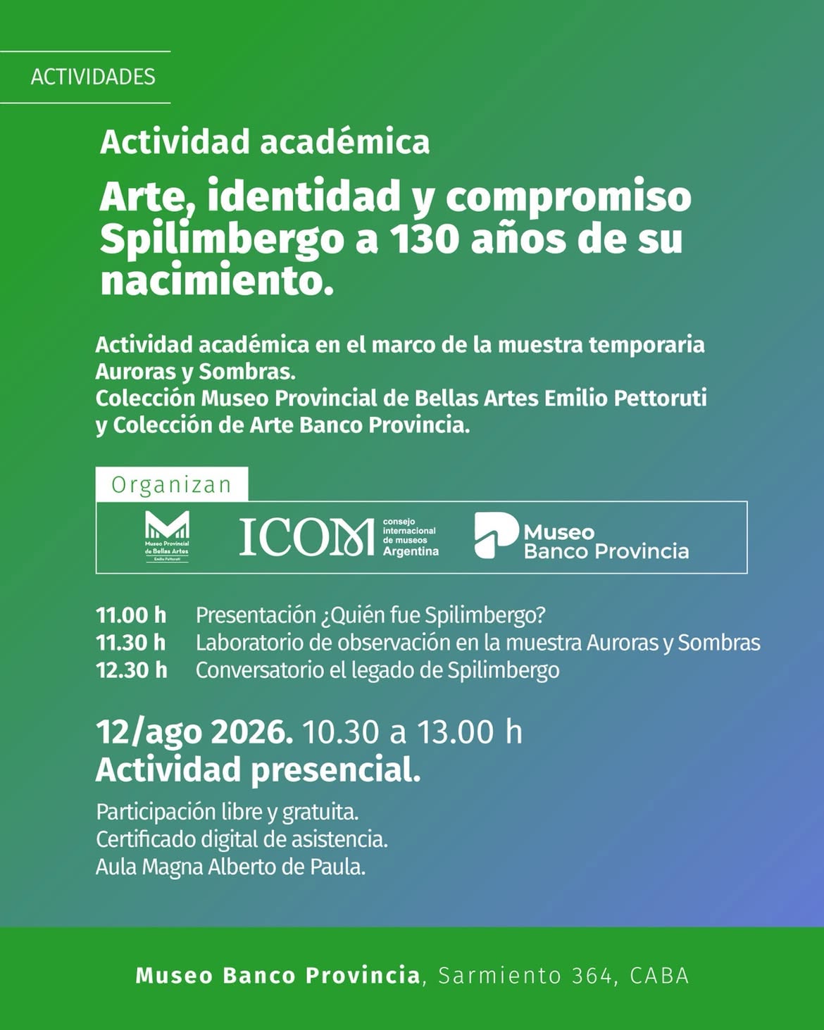 Arte, identidad y compromiso - Spilimbergo a 130 años de su nacimiento